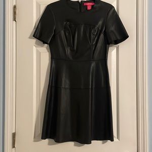 Vegan Leather A-line Dress